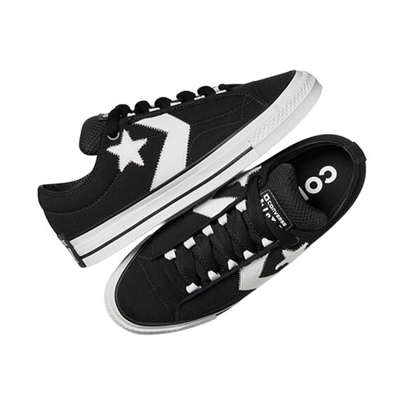 Converse Unisex Star Player 76 Puff Low Top Sneaker, Black, 9 UK